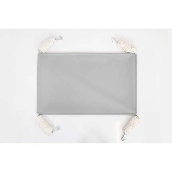 Steele Canvas Basket 6 BU Lift Platform Grey Vinyl w/4 Light Springs & A Hooks LP6VGRYL4CA - main